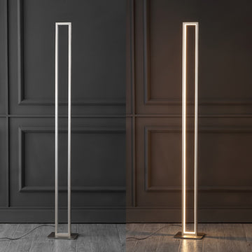 Johan 59.5" Modern Minimalist Aluminum Integrated Tower LED Floor Lamp - JONATHAN Y